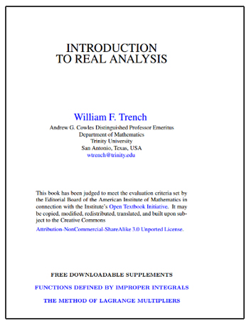 Introduction to Real Analysis